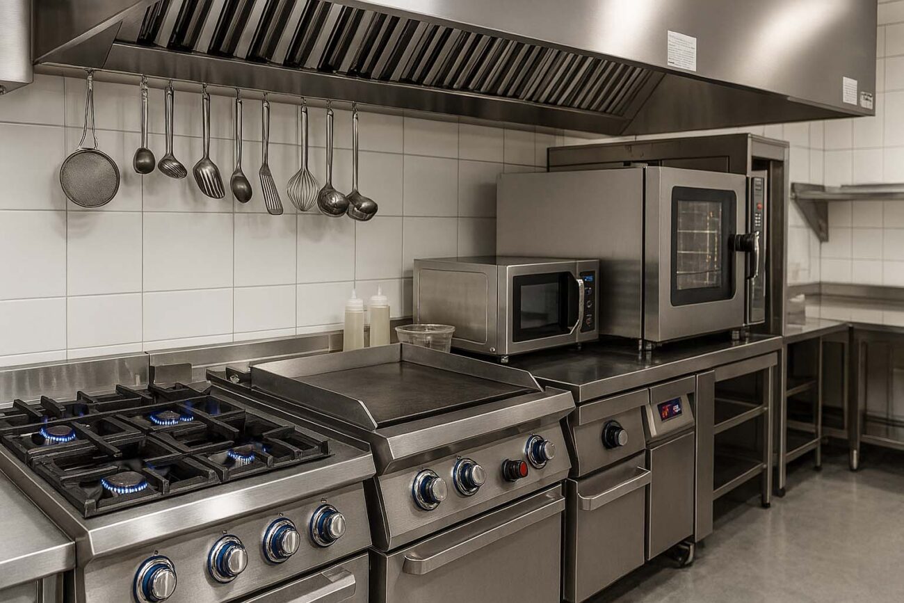 راهکار عملی برای چیدمان علمی آشپزخانه صنعتی