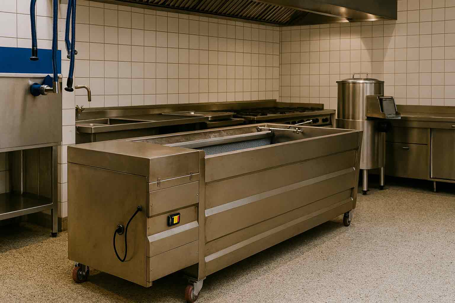 دستگاه پوست‌کن صنعتی سیب‌زمینی